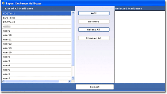 select mailbox