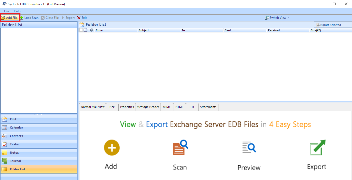 edb converter home window