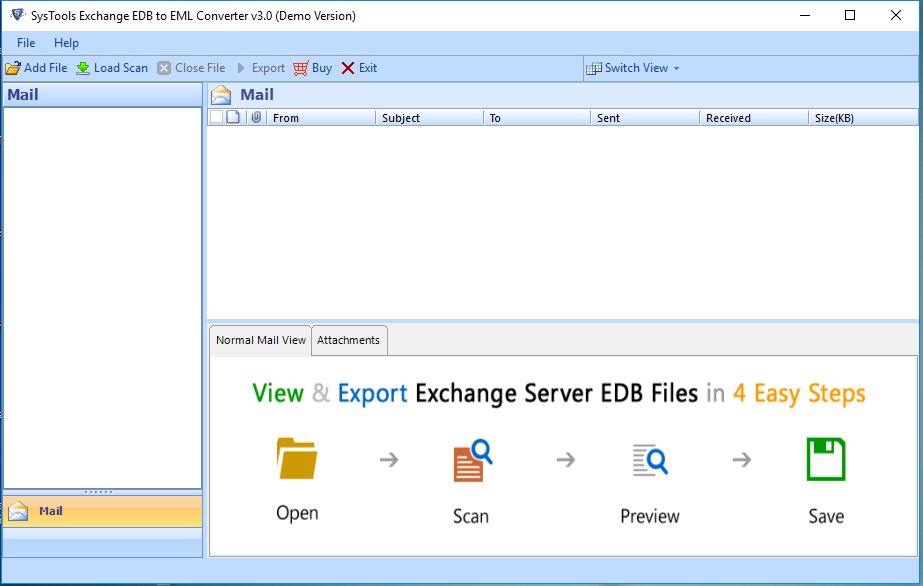 edb converter home window